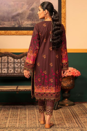 Alkaram FC-18F-22-Brown Festive Eid Lawn 2022 Online Shopping